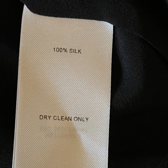 Black 100% Silk Joe Fresh Tunic/Shirt Dress Sz XS - Picture 5 of 10